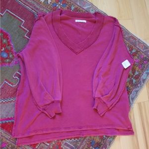 free people medium sweatshirt !! new with tags ! :)
